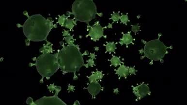 冠状病毒分子细胞素材视频的预览图